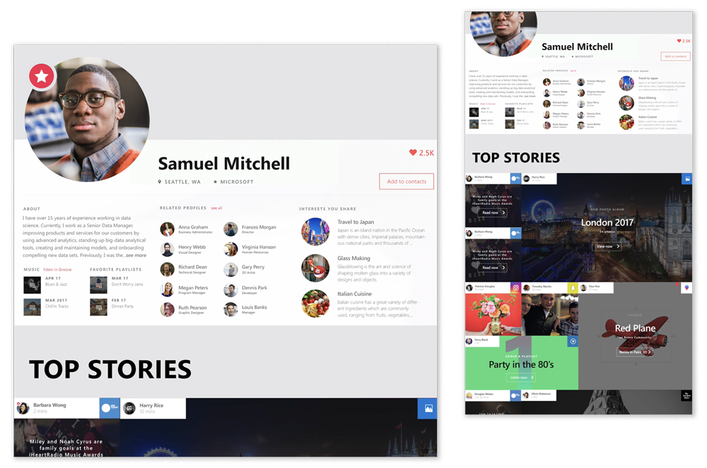 Microsoft new app interactions