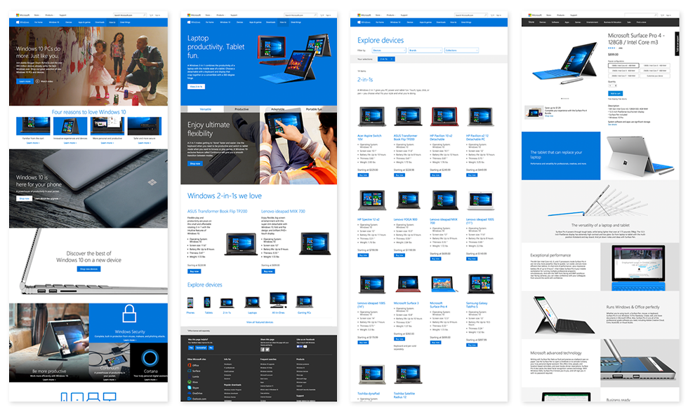 Windows 10 product experience